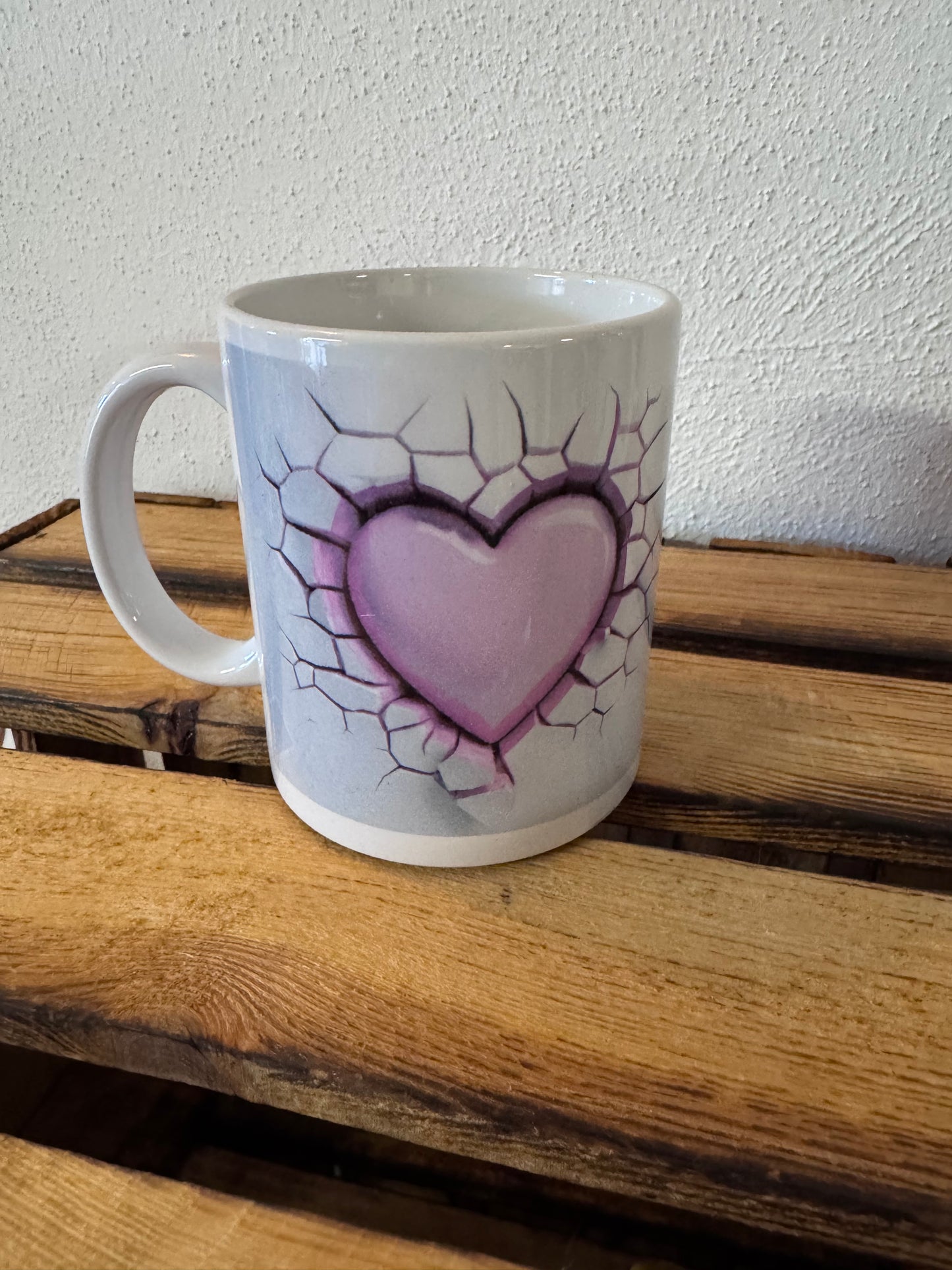 Herz 3D / Tasse sublimiert