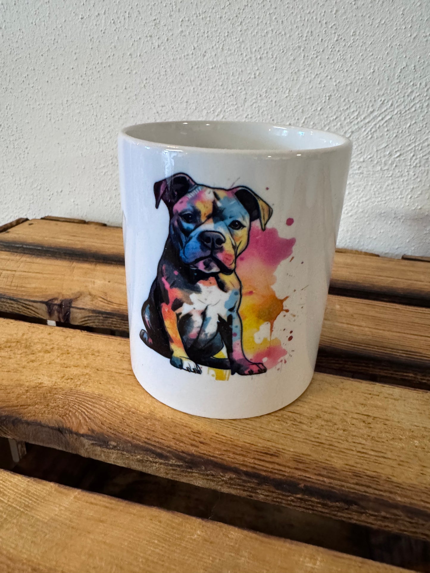 Hund „Pitbull“ / Tasse sublimiert