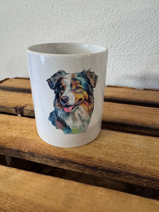 Hund „Australian Sheperd“ / Tasse sublimiert