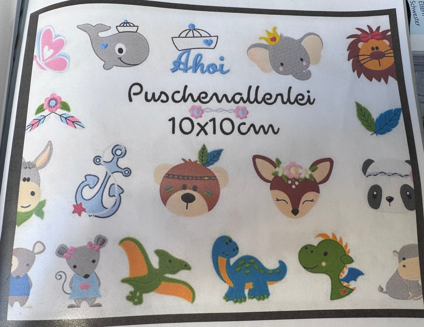 Krabbelpuschen bestickt