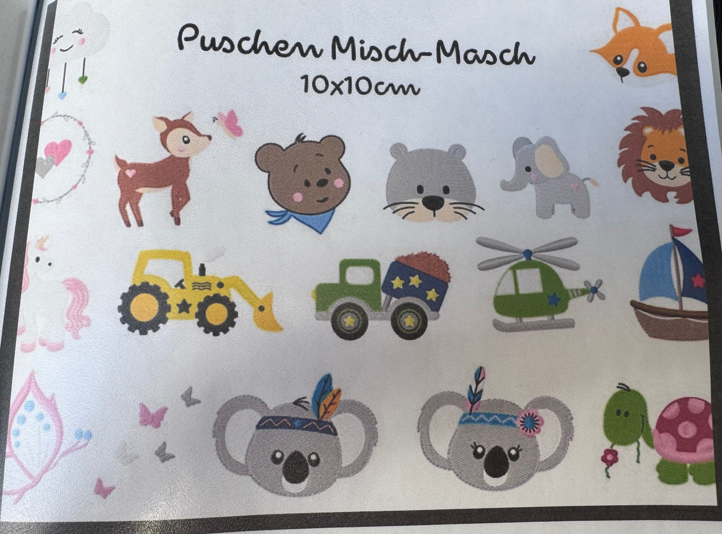 Krabbelpuschen bestickt