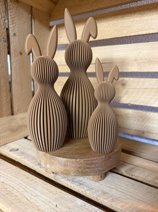 Osterhasen gerippt