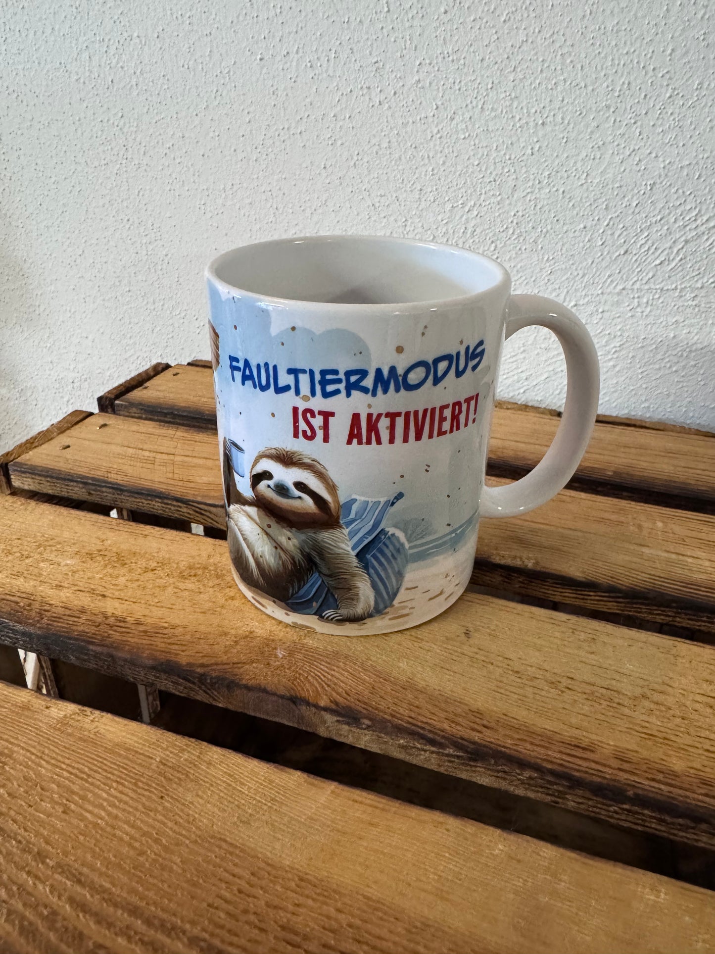 Faultiermodus/ Tasse sublimiert