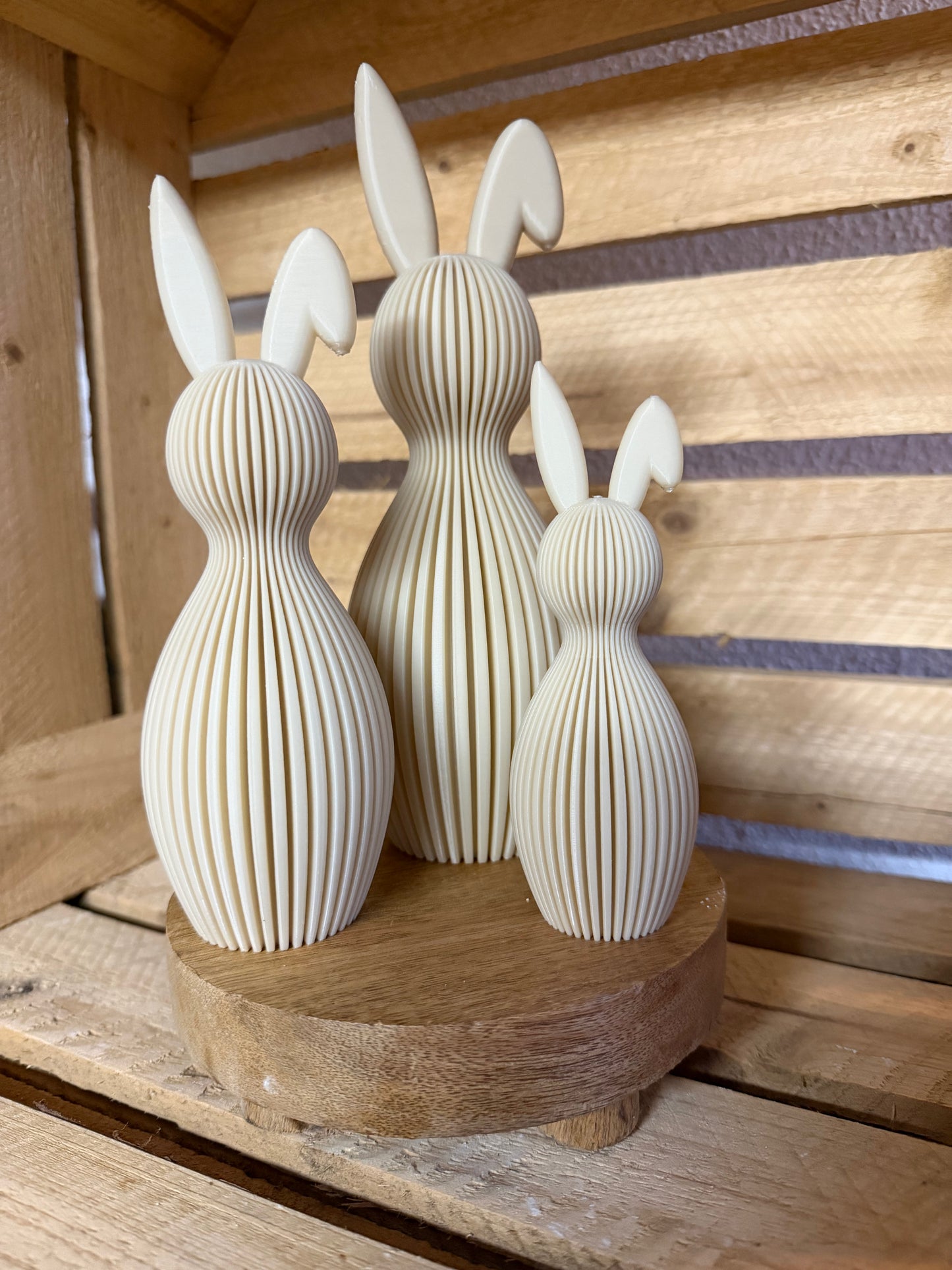 Osterhasen gerippt