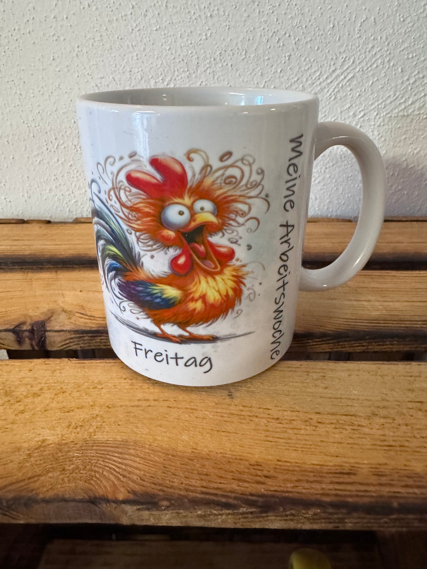 Meine Arbeitswoche / Tasse sublimiert