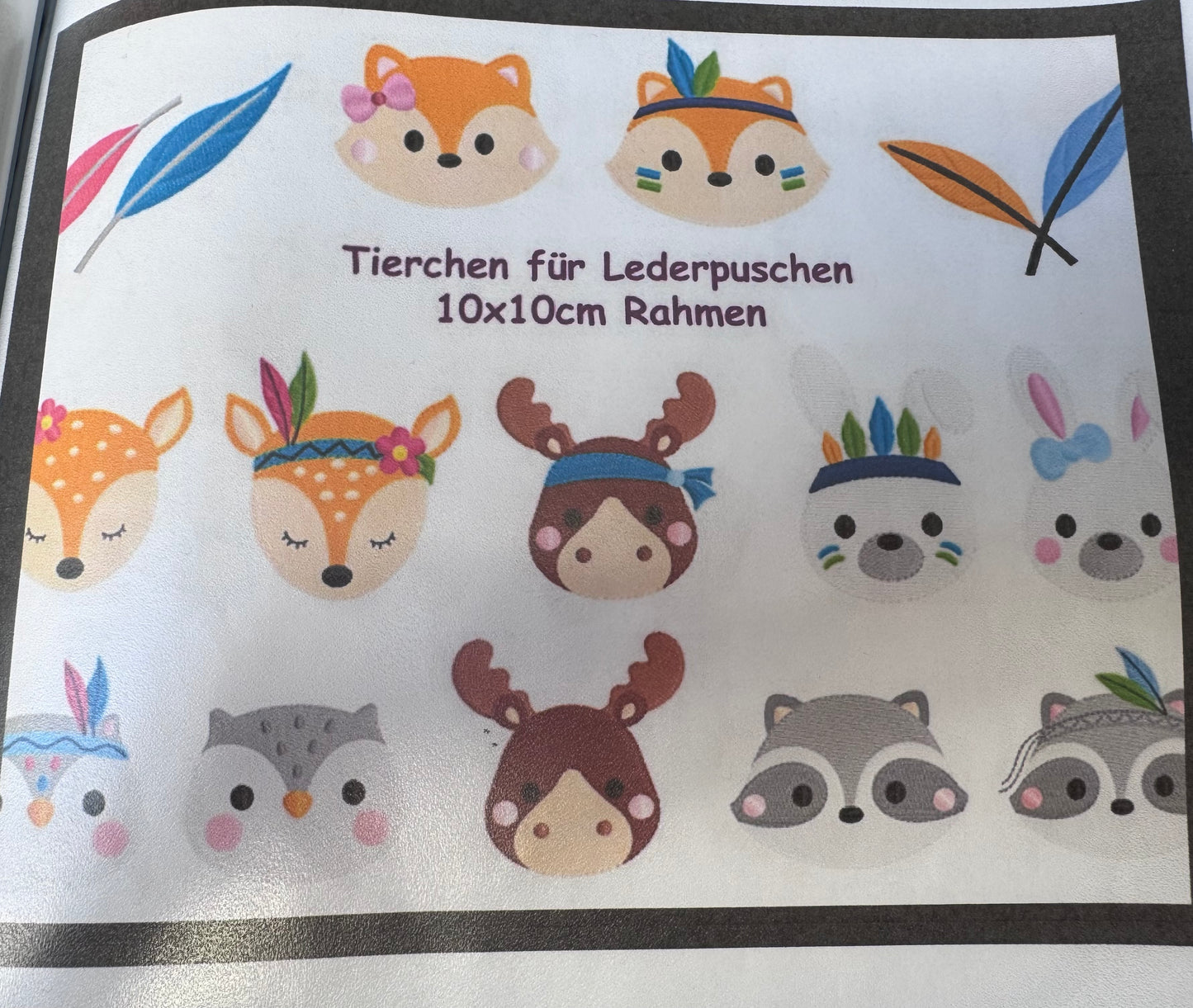 Krabbelpuschen bestickt