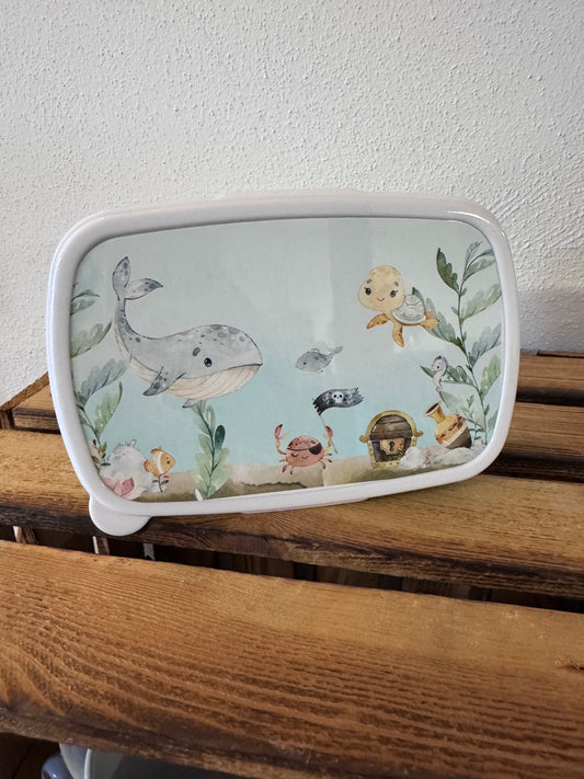 Unter Wasser - Brotdose sublimiert