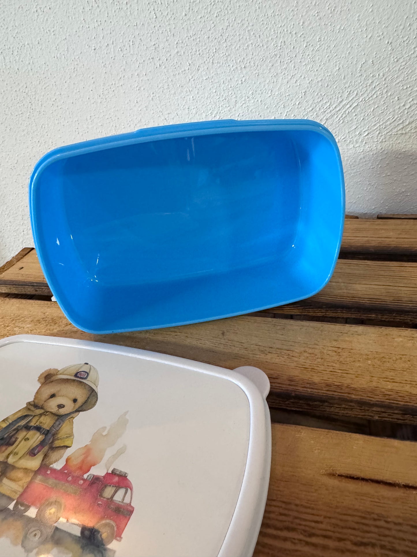 Feuerwehr-Bär - Brotdose sublimiert